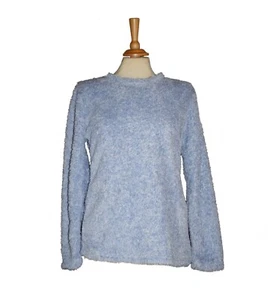 Ladies pre-loved light blue fleece top size small - Picture 1 of 4