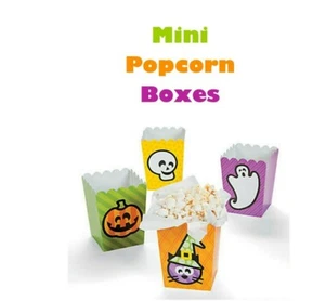 Halloween Popcorn Boxes School Party Snack Containers Cute Treat Boxes 12pc NEW - Bild 1 von 1