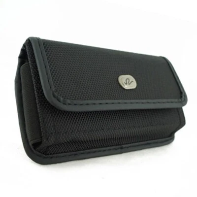 Case Belt Clip Rugged Holster Canvas Cover Pouch Carry for Smartphones - Image 1 of 4