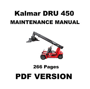 Kalmar DRU 450 Container Reach Stacker Maintenance Service Repair Manual - PDF 