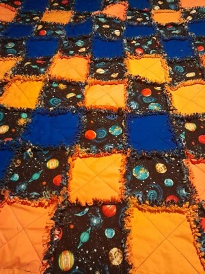 Edredón Planet Rag hecho a pedido para cama doble hogar para no fumadores  Foto 1 de 2