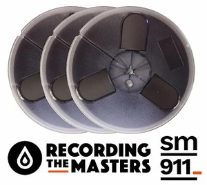 LOT OF(3) SM911 RTM PYRAL RMG RMGI TAPE REEL TO REEL 1/4" X 1200' 7" PLASTIC NEW - Picture 1 of 5