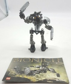 LEGO Bionicle Toa Nuva Onua Nuva (8566) Complete with Manual Preowned 