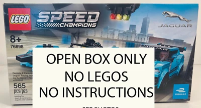 BOX ONLY Lego Speed Champions Formula E Panasonic Jaguar GEN2 Jaguar I-PACE76898 - Image 1 of 4