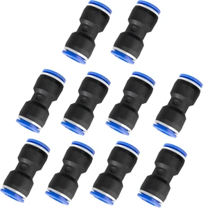 Montaje neumático empuje para conectar unión recta tubo 12 mm OD X 12 mm tubo OD, Pa - Imagen 1 de 12