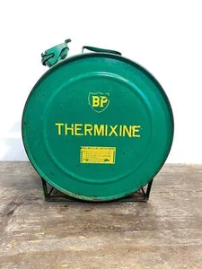 Vintage BP Thermixine Metal Drum-1960 - Picture 1 of 10