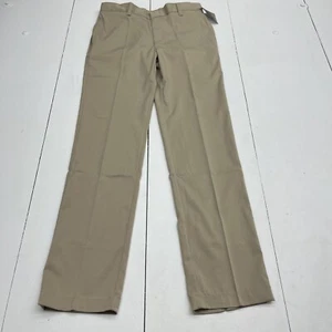 Tom Sawyer Elderwear Khaki Flat Front Straight Leg Slacks Youth Boy Size 18 Reg - Picture 1 of 11