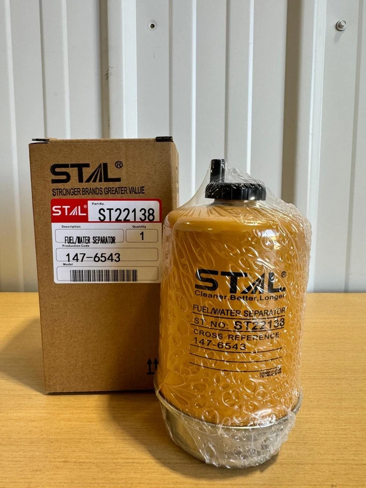 Fuel Water Seperator 147-6543 1596102 1454501 1383098 2289130 FS19583 FS19832 - Image 1 of 2