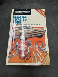 Manual de reparación automotriz Chilton Mazda 1978-1989 #6981 - Imagen 1 de 4