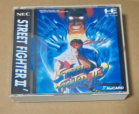 Complete Street Fighter 2 II Dash Japanese Hu Card Capcom NEC PC Engine
