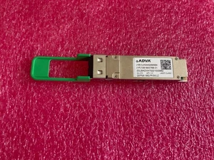 ADVA QSFP28/106G/FR/SM/LC 1061800768-01 Optical Networking Transceiver - Afbeelding 1 van 2