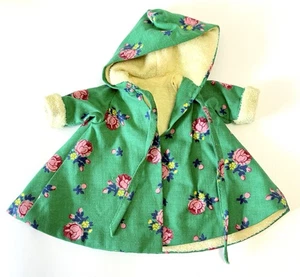 Tagged Madame Alexander Lissy Doll Swim Coverup / Robe Green Yellow Pink Floral - Picture 1 of 10