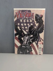 Arte de portada de bandera estadounidense Venom #4 (2011) Agent Venom por Mike McKone - Imagen 1 de 11