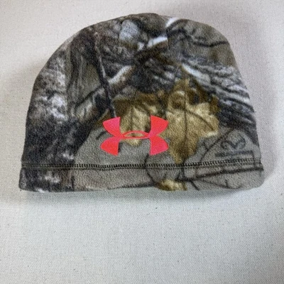 Under Armour Scent Control Fleece Beanie – OSFA – Realtree Camo Infrared - Image 1 of 4