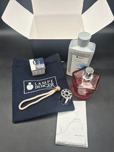 NEW UNUSED Lampe Berger Paris Glass Catalytic Oil Lampe Lamp Set Atlantic Tide - Picture 1 of 6