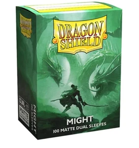 Dragon Shield - Matte Dual Standard Size Sleeves 100pk - Might Green - Picture 1 of 2