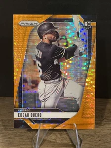 2025 Panini Prizm - Edgar Quero - Pulsar arancione /399 Prizm #216 White Sox RC - Foto 1 di 3