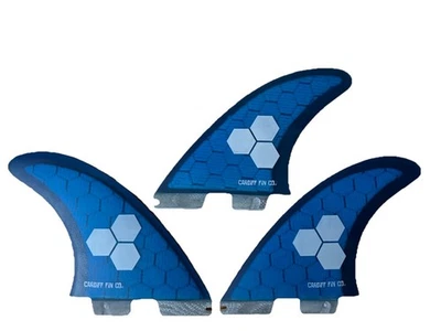 CARDIFF FIN COMPANY $45 Cardiff Fin Co AM Medium Tri Fin HC Hexcore - Blue - Fits FCS2