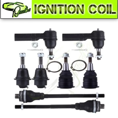 8pcs For 2007 2008 2009 2010 GMC Sierra 2500 HD Ball Joints Inner Outer Tie Rods - Изображение 1 из 4