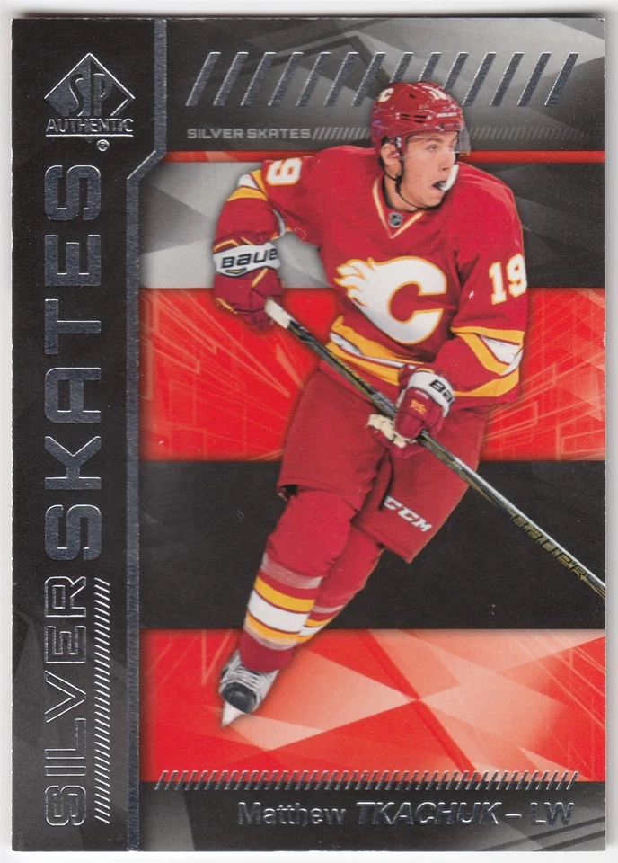 2016-17 SP Authentic Silver Skates MATTHEW TKACHUK #SS-MT Calgary Flames Rookie - Image 1 of 1