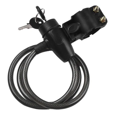 Motorcycles Portable Sturdy Flexible Bicycle Lock Chain Cable Security - Image 1 of 4