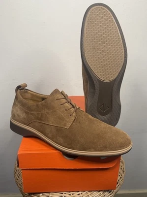 Size 12.5 - Mens Amberjack The Original Grizzly Italian Suede Oxford Dress Shoes - Image 1 of 4