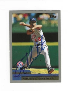 Signed Autographed MIGUEL BATISTA Montreal Expos 2000 Topps Card #248 w/COA - Picture 1 of 1