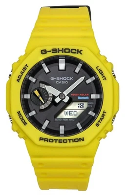 Casio G-SHOCK Bluetooth Sveglia Calendario Timer GA-B2100C-9A Orologio Uomo - Immagine 1 di 4