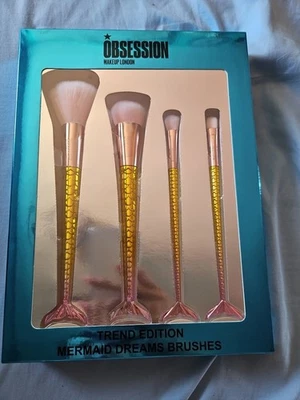 Obsession Make Up - Revolution Mermaid Dream 4 Make up Pinsel Brandneu - Bild 1 von 2