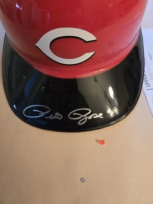Pete Rose Autograph Replica Helmet COA Psa - Image 1 of 4