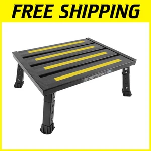 Adjustable Aluminum Step Stool for RV, 1000 lb Capacity - Picture 1 of 10