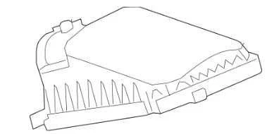 AIR CLEANER BOX 2013-2018 ACURA RDX Foto 1 de 4