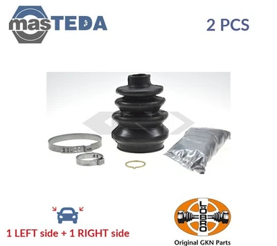 300459 CV JOINT BOOT KIT PAIR TRANSMISSION END FRONT RIGHT LEFT LOBRO 2PCS NEW - Image 1 of 4
