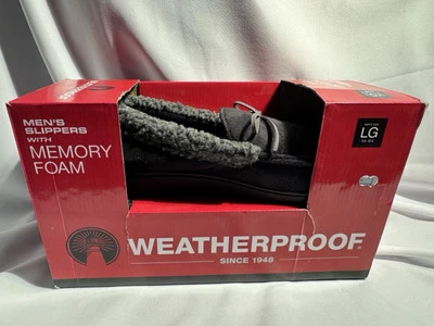 ZAPATILLAS HOMBRE IMPERMEABLES CON ESPUMA VISCOELÁSTICA TALLA LG 9.5-10.5 NUEVAS EN CAJA Foto 1 de 4