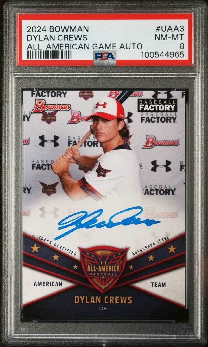 Bowman Baseball Autographed Washington Nationals Sports Bowman Baseball Autographed Washington Nationals Sports