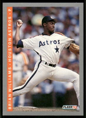 1993 Fleer #56 Brian Williams - Image 1 of 2