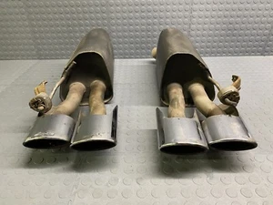 03-06 Mercedes W220 S65 S55 CL65 AMG Exhaust Muffler Quad Tips Left and Right - Picture 1 of 12
