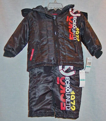 PARKA Y MONO DE NIEVE ECKO UNLIMITED NIÑOS TALLA 6 MESES NUEVO CON ETIQUETAS Foto 1 de 4