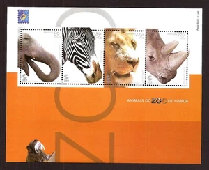 [249] Portugal 2001,  Block MNH** Lisbon Zoo, african animals - Picture 1 of 1