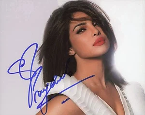 PRIYANKA CHOPRA Authentic Hand-Signed "Sexy" 8x10 Photo (Quantico) (EXACT PROOF) - Picture 1 of 2