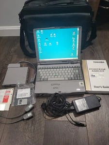 Toshiba Portege 660CDT Notebook Laptop Windows 95 GOOD BATTERY!RARE FIND! TESTED - Picture 1 of 24
