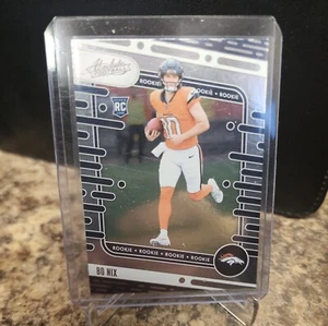 Bo Nix 2024 Panini Absolute Rookie RC #112 Denver Broncos - Picture 1 of 7
