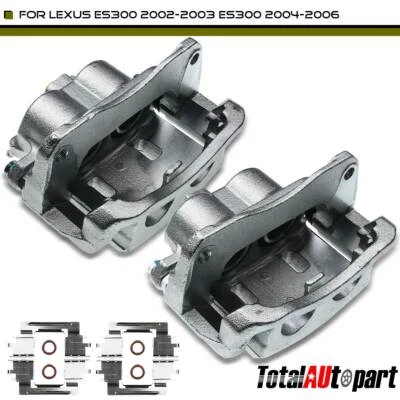 2Pcs Brake Caliper Front Left & Right for Lexus ES300 2002-2003 ES330 2004-2006 - Image 1 of 4