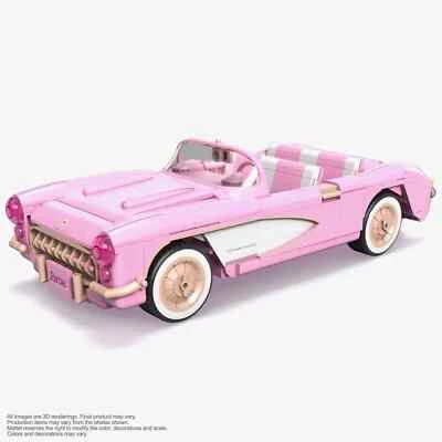 MEGA Barbie The Movie ’56 Corvette Stingray Collector Building Set - Image 1 of 4