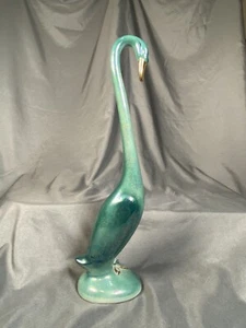 Vintage Norcrest Japan Porcelain Long Neck Heron Bird Figurine Crane 12" - Picture 1 of 7