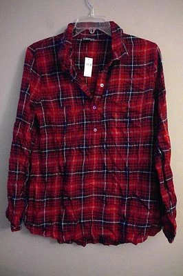 NUEVO CON ETIQUETAS AERIE Misses Camisa Suave para Dormir MEDIANA Colores/Impresiones Surtidos Disponible Foto 1 de 4