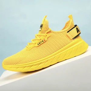 Fashion Mesh Breathable Athletic Shoes MD Sole Lightweight Sneakers for Men - Picture 1 of 30