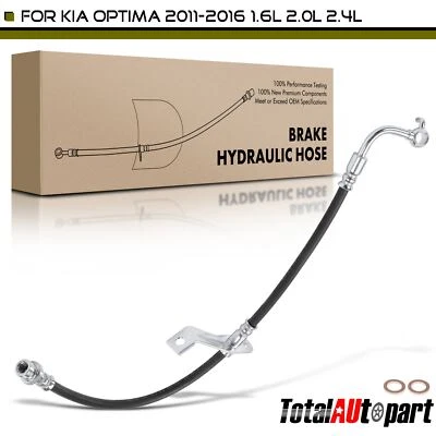 Manguera hidráulica de freno nueva para conductor delantero Kia Optima 2011-2016 L4 1,6 L 2,0 L 2,4 L Foto 1 de 4