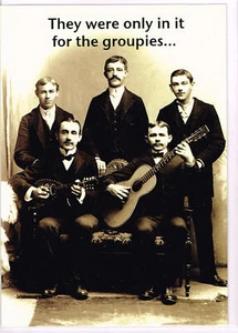 Groupies Claire Spake designed Music card - Picture 1 of 1