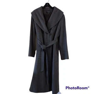 Centigrade Damen Vintage Oberbekleidung Anthrazit Wolle Kaschmir Jacke Mantel Gr. XL - Bild 1 von 13